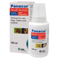 Panacur 10% 100ml Liquid for Cats and Dogs